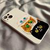 Drei Katzen Silikon Handyhülle für iPhone 14 15 16 Plus für iPhone 13 14 15 12 11 16 Pro Max 12 Mini XS Max TPU Schutzhülle