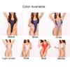 Leotard Bodysuits Female Mesh See-through Swimwear