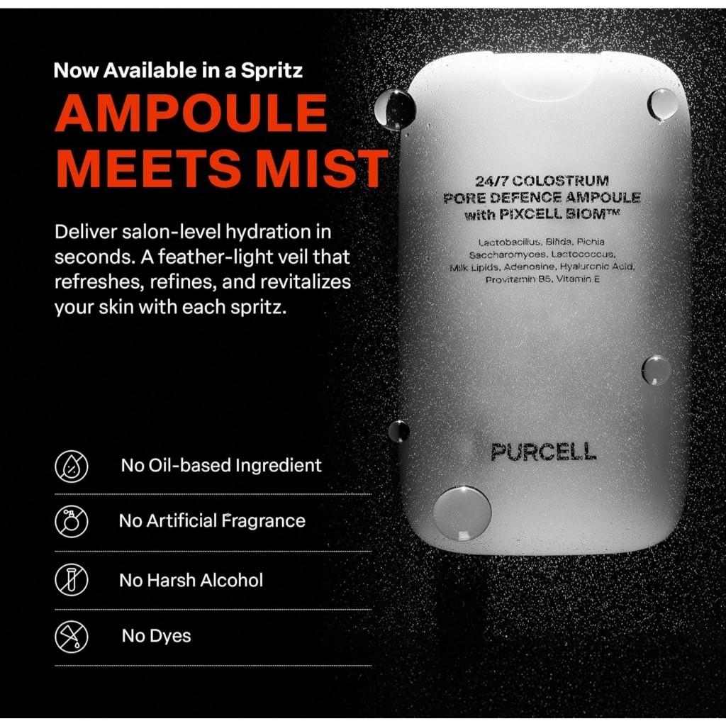 PURCELL Fiala di difesa dei pori al colostro 24/7 con Pixcell Biom 55mL