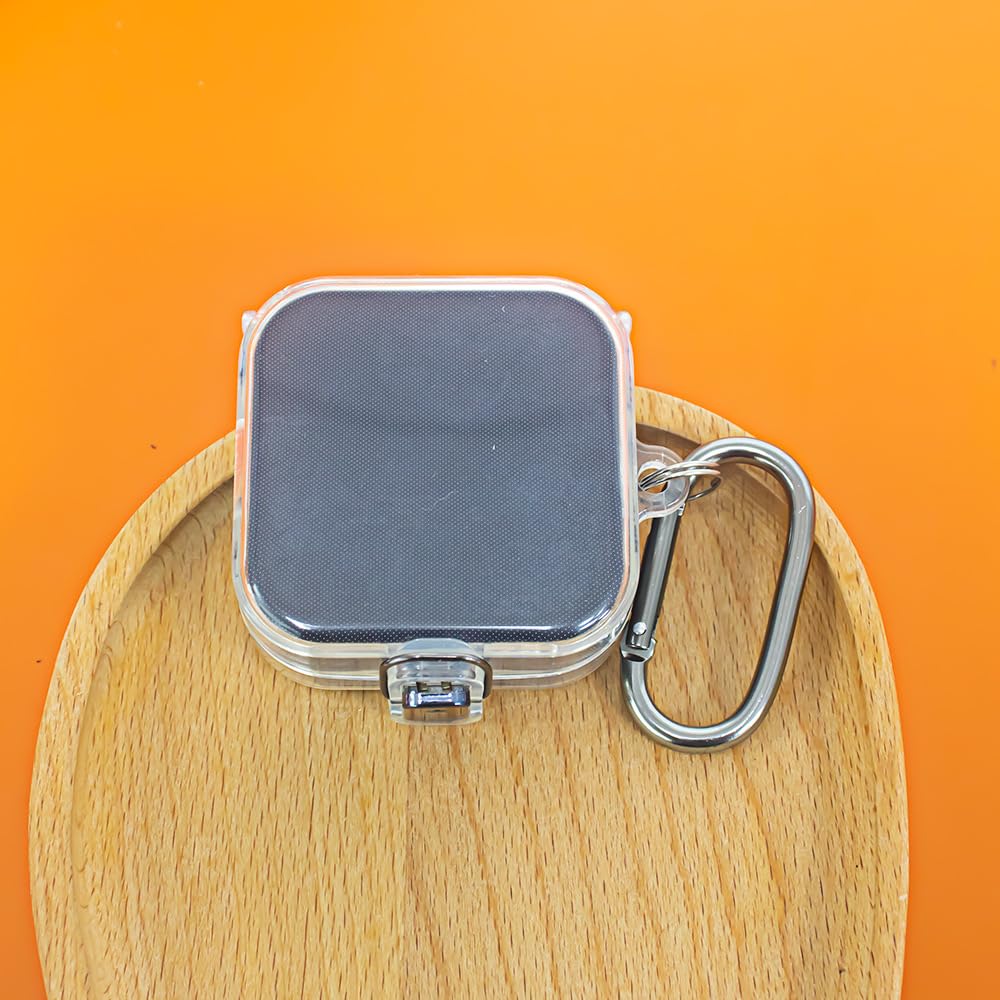 FINON for CMF by Nothing Buds Pro 2 Case, Earphone Case with Strap, Stylish and Simple Clear Case (Clear)