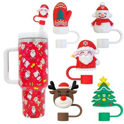Regalo di Natale Stanley: Carino Tappo di Paglia da 10 mm e Tappo Antipolvere Accessori per Tazza