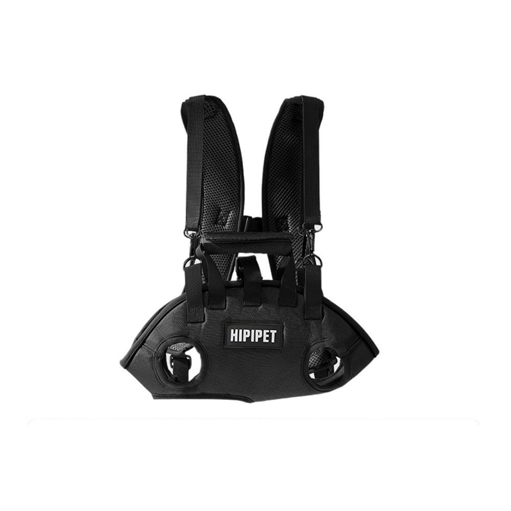 Adjustable Strap Dog Lift Harness Breathable Horizontal Hugging Backpack  Medium and Large Size