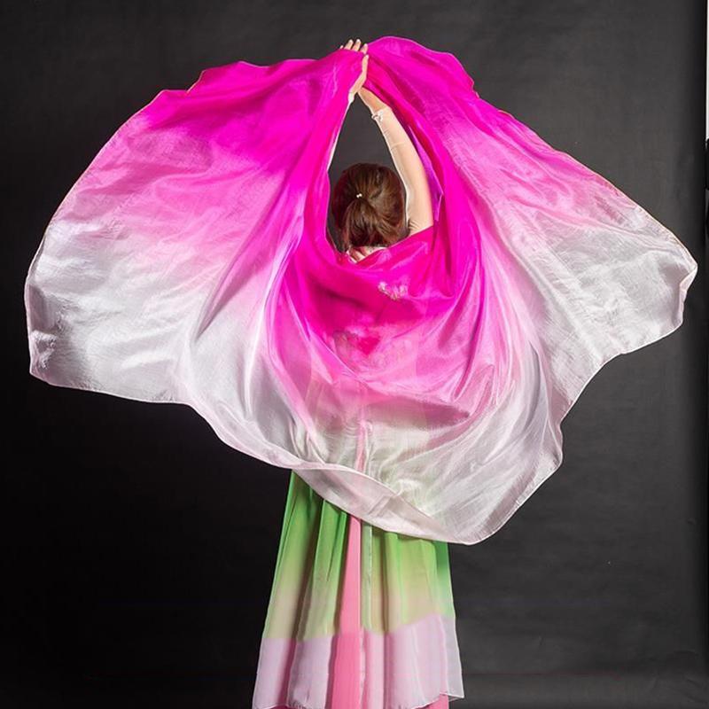 

1 шт. Імітація шовку Танцювальна ручна пряжа Танцювальний Легкий Одяг для виступів Танцювальні шалі Доступно кілька варіантів G