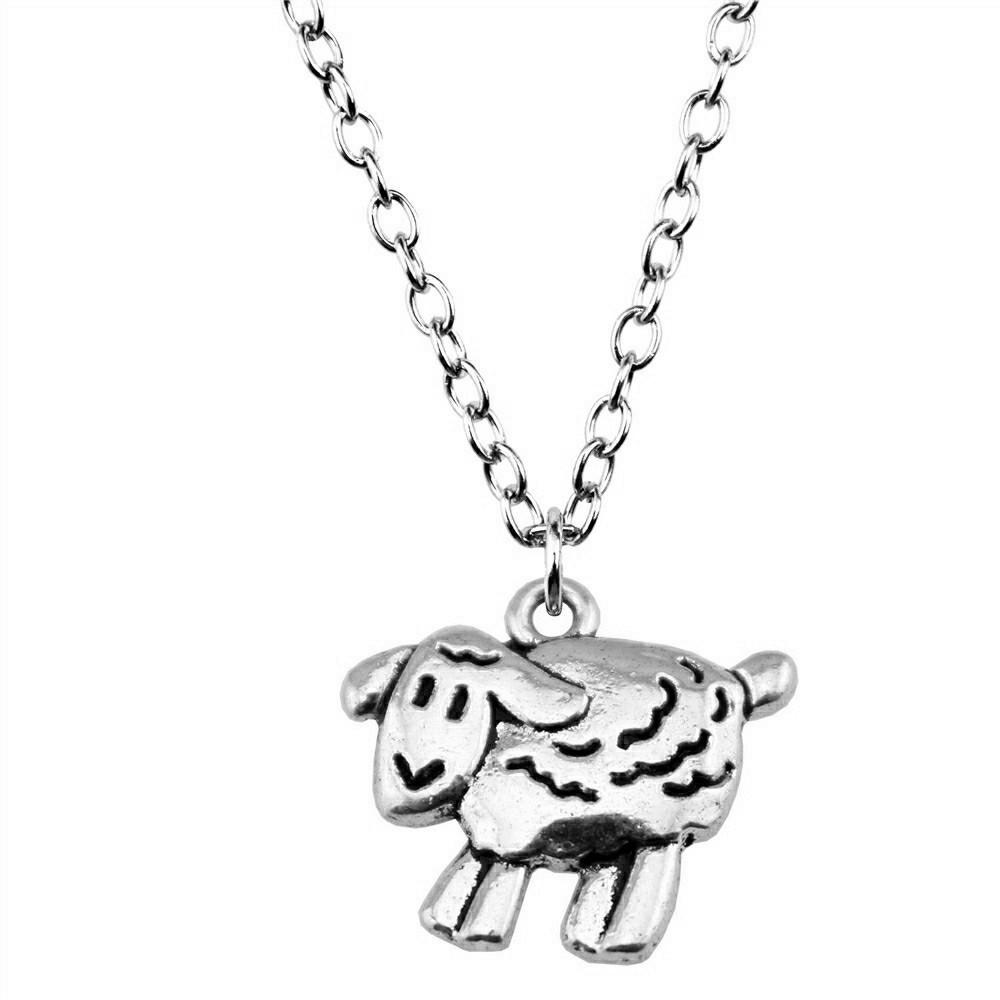 Cat Charm Necklace Cute Animal Pendant For Lovers Minimalist Pet Jewelry Gift 43cm Chain