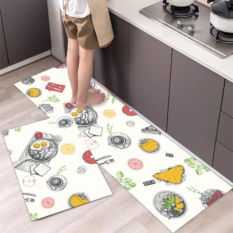 Kitchen Mat Carpet In The Bedroom Doormat Entrance Door Bathroom Rugs Super Absorbent Floor Mat Bedroom Floor Toilet Home Decor