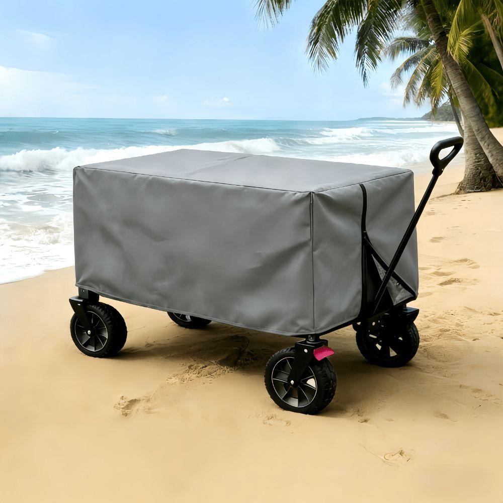 Rectangle Wagon Protective Cover Oxford Cloth Folding Cart Cover Durable Trolley Cover Fishing