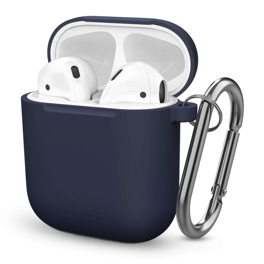 Silicone Cases For Airpods 1st 2nd Luxury Wireless Earphones Protective Cover Anti-drop Housing with Hook Headphone Accessories