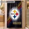 Beach TowelPittsburgh Steelers Custom Name Text Personalized Soft Towel for Beach Pool Indoor Home Decor Gift
