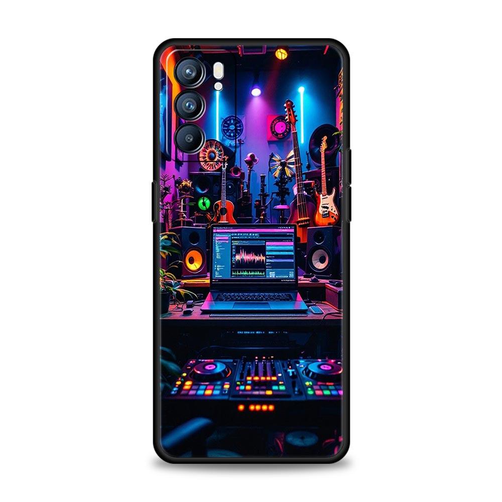 Retro Recording Device Phone Case For Oppo Reno 13 12 11 10 7 F Find X5 X6 A98 A80 A79 A78 A57 A54 A31 A17 Pro 5G Soft TPU Cover