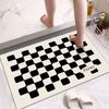 Diatom Mud Bathroom Floor Mat, Toilet Door Absorbent Mat Non-slip Quick-drying Household Toilet Foot Mat Carpet Bathroom