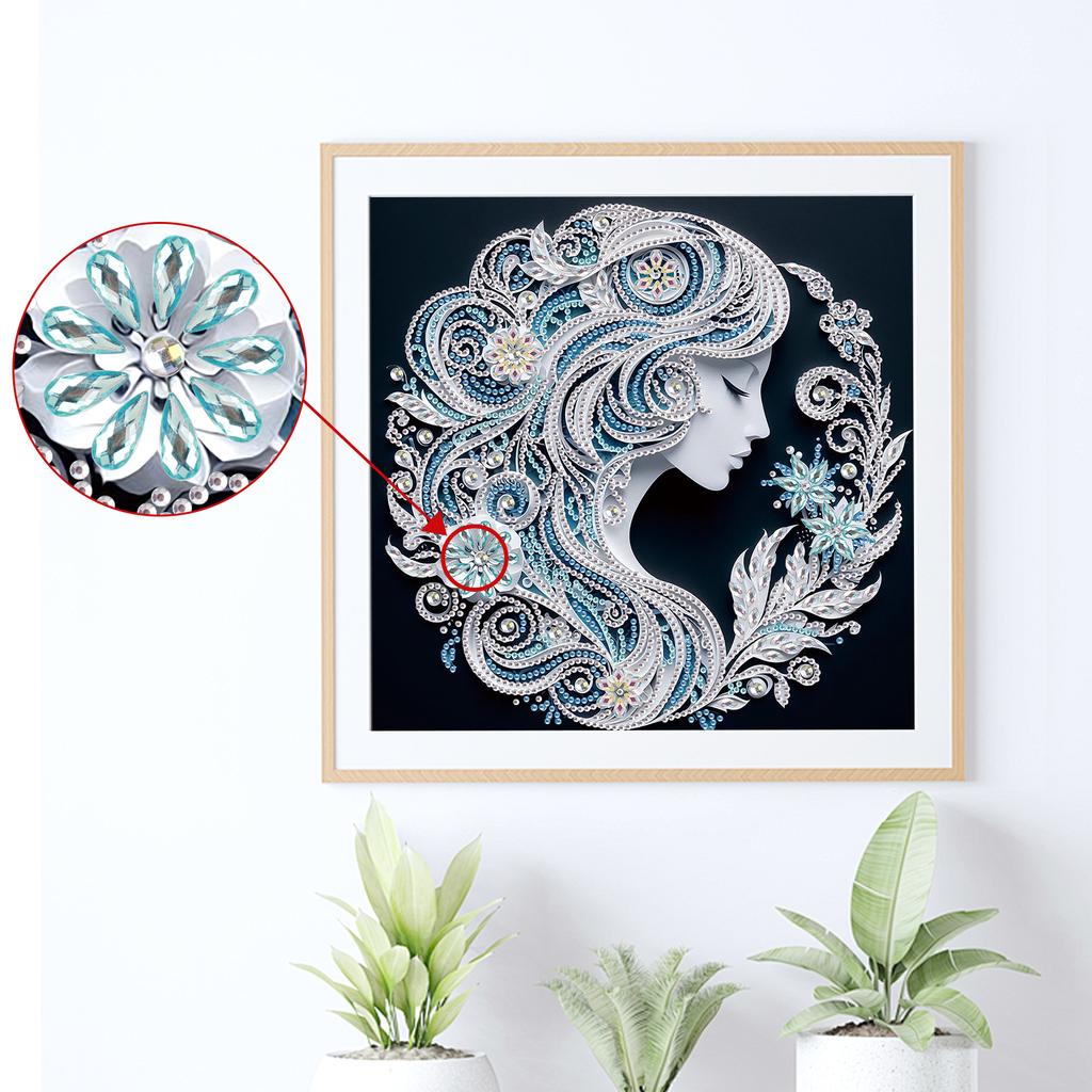 Spezielle Form Diamond Art Malsets für Erwachsene und Anfänger, DIY schöne Diamond Art Malerei für Heimwanddekoration Geschenke