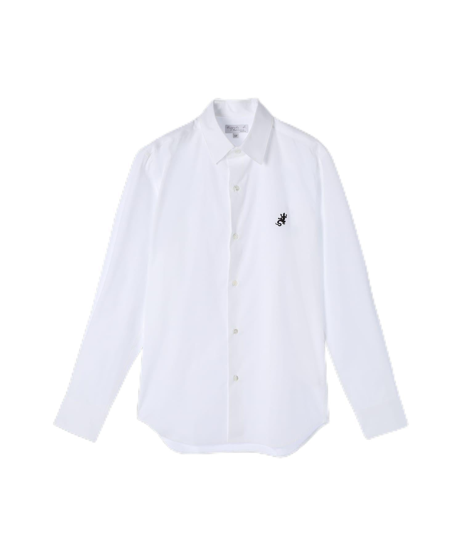 

agnes Lezard Рубашка UQ25 CHEMISE Размер 40 b. Мужской белый, (L) белый