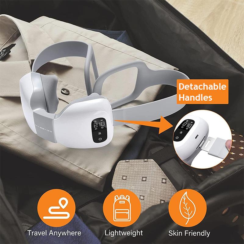 Electric Heat  Neck Massager Vibration 3D Kneading Shiatsu Massage For Shoulder Cervical Pain Relief Fatigue Relaxing HealthCare