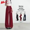 Warrior Women's High-Waist Loose Fit Wide-Leg Sweatpants