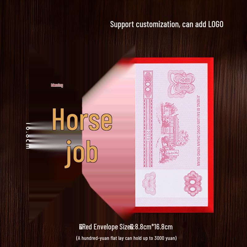 2026 Year of the Horse Red Envelopes: Chic & Festive Lai See Pockets for Good Luck in the Spring Festival.