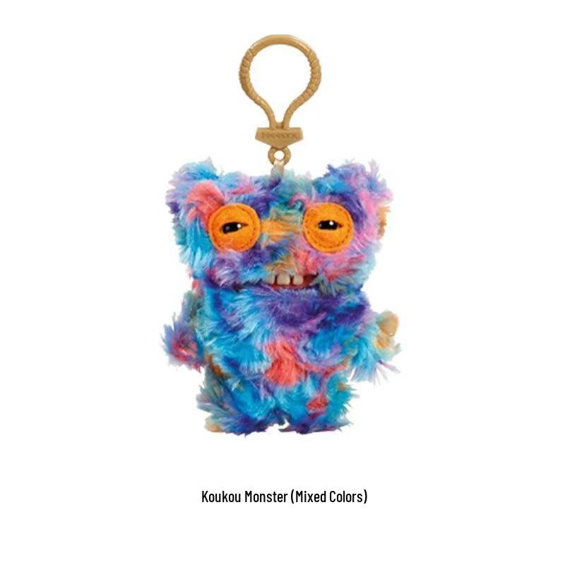 

Оригінальний плюшевий брелок Fuggler Монстр з великими зубами для прорізування зубів - Потворний милий іграшковий брелок зі скарбом у вигляді зуба Genuine