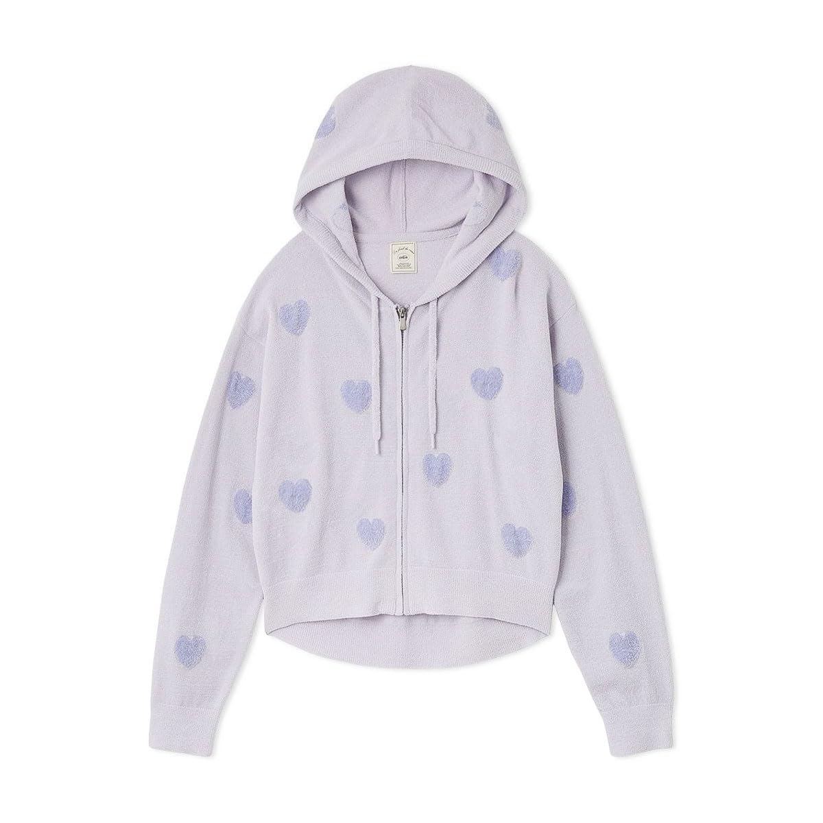 

GELATO PIQUE Heart Jacquard Cropped Parka Free Women s (PU Purple, Size)
