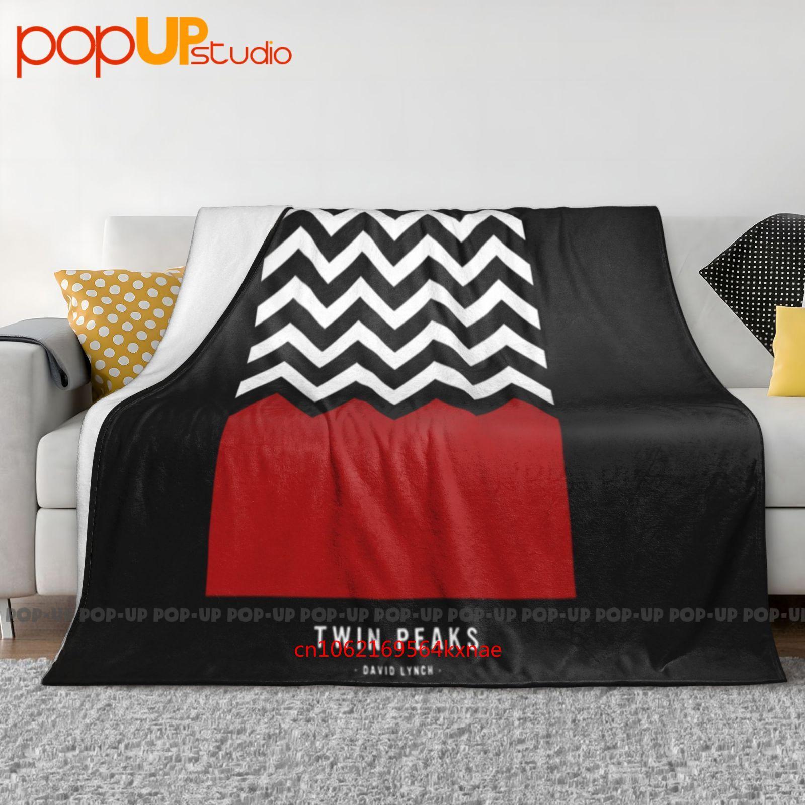 Твин Пикс Дэвид Линч Футболка Ультра-мягкое одеяло Покрывало Зимнее накидка на диван Постельное белье 30x40in