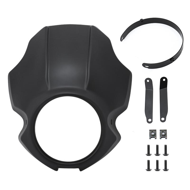 

Motorcycle Matte Black Headlight Windshiled Cover Accessories For Honda Rebel CMX 300 500 2017-2022 матовый черный