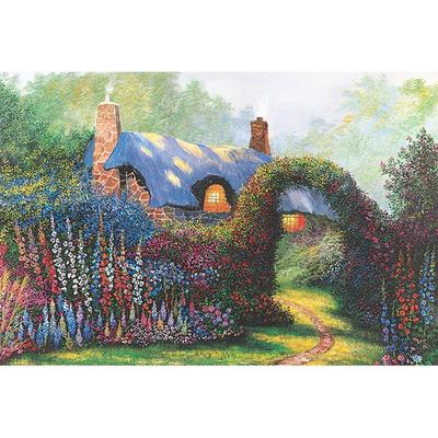 Flora Over the Wall Jigsaw Puzzle TM100-015, 1000 Pieces, Mixed Colors