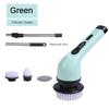 Household Kitchen Spin Scrubber Handheld Powerful Cleaning Tool Multifunctional Wireless Electric Cleaning Brush
