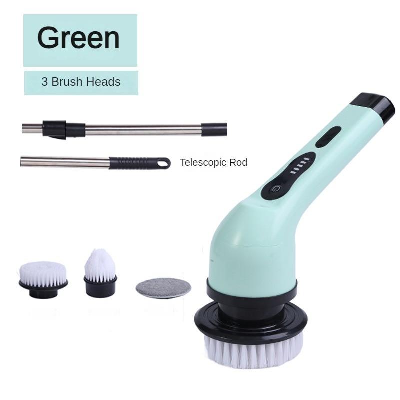 Household Kitchen Spin Scrubber Handheld Powerful Cleaning Tool Multifunctional Wireless Electric Cleaning Brush