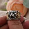 Domineering Personality Retro Tiger Animal Thai Silver Man Punk Ring Rock Party Gifts Promotion Cheap Never Fade