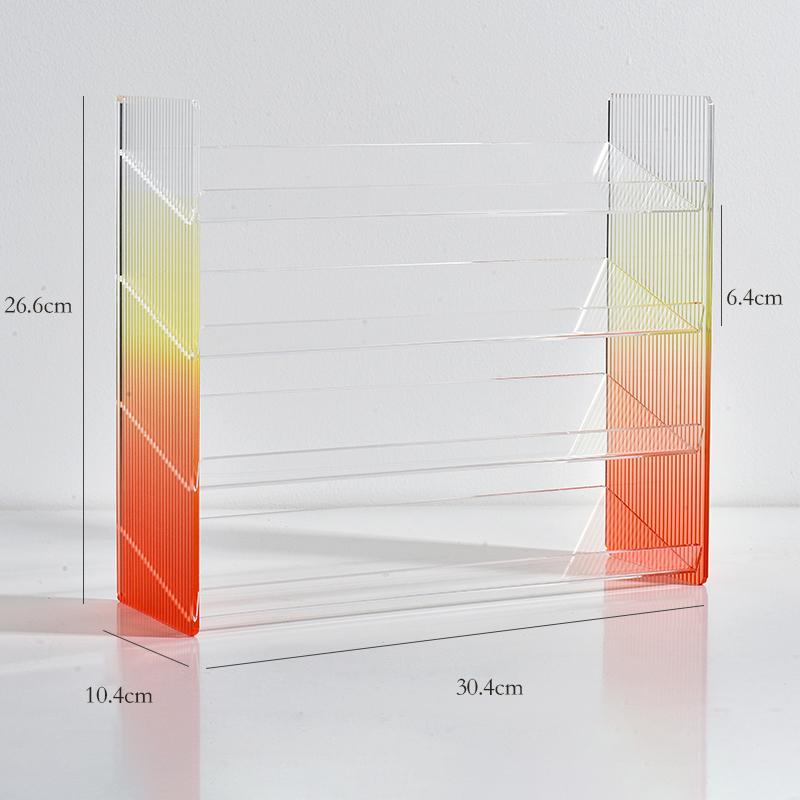 

4/5/6 Layer Clear Acrylic Cosmetic Organizer Eyeshadow Makeup Organizer Storage Rack Powder Makeup Box Palette Display Stand