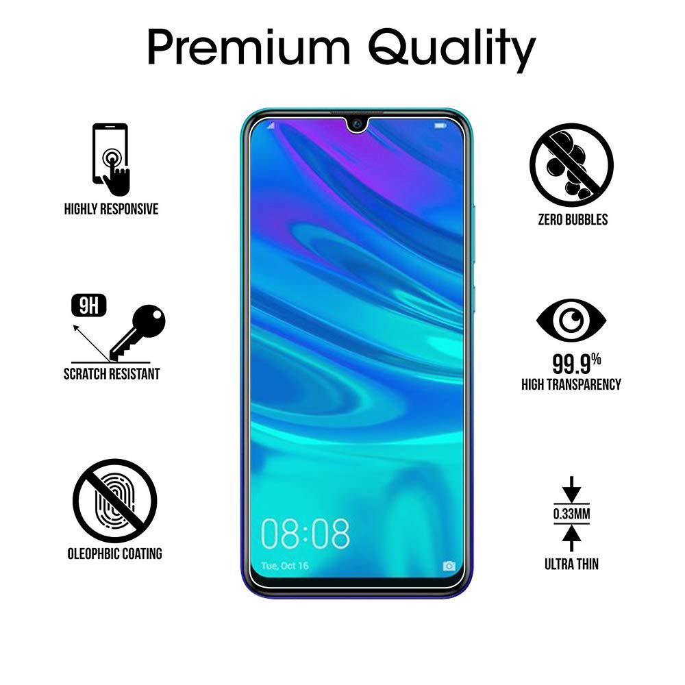 WEOFUN [3 Pezzi] Vetro Temperato Per Huawei Mate 20 Lite - Durezza 9H, Antigraffio, Oleofobico, Trasparente