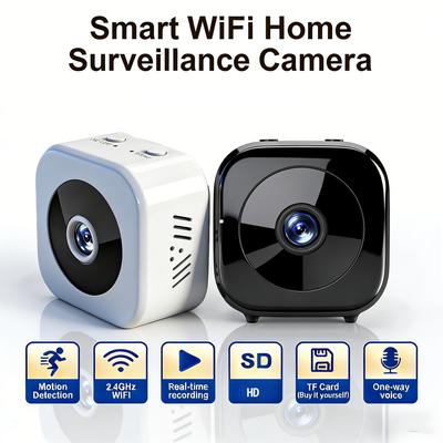 Mini Câmera de Vigilância Inteligente Wifi HD Gravador de Vídeo e Voz DV Câmera de Segurança Sem Fio Discreta Interna Pequena Câmera de Babá
