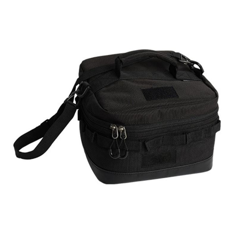 

Camping Cooling Bag Outdoor Picnics Storage Bag Reusable Handle Design Drink Storage Large Chilling Bags чёрный