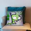 I-Invader Zim Anime Cushion Cover Pillow Cover Decor Pillowcase Printed Cushion Case For Couch