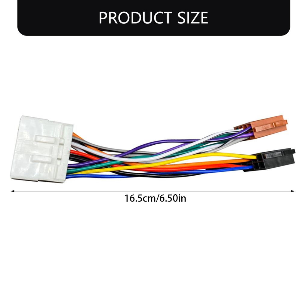 Plugs Play Stereo Wire Connector 14Pin to Sound Cable Harness for Enhanced Stereo Experience Music Systems Enhancement