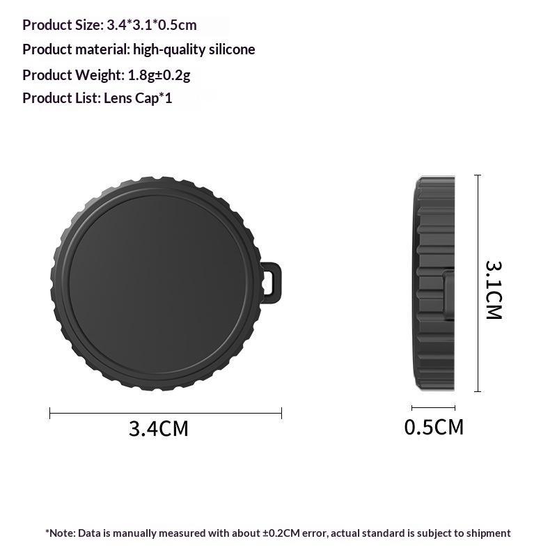 For Camera Lens Soft Silicone Protective Cover Dustproof Len Cap For Camera Accessories