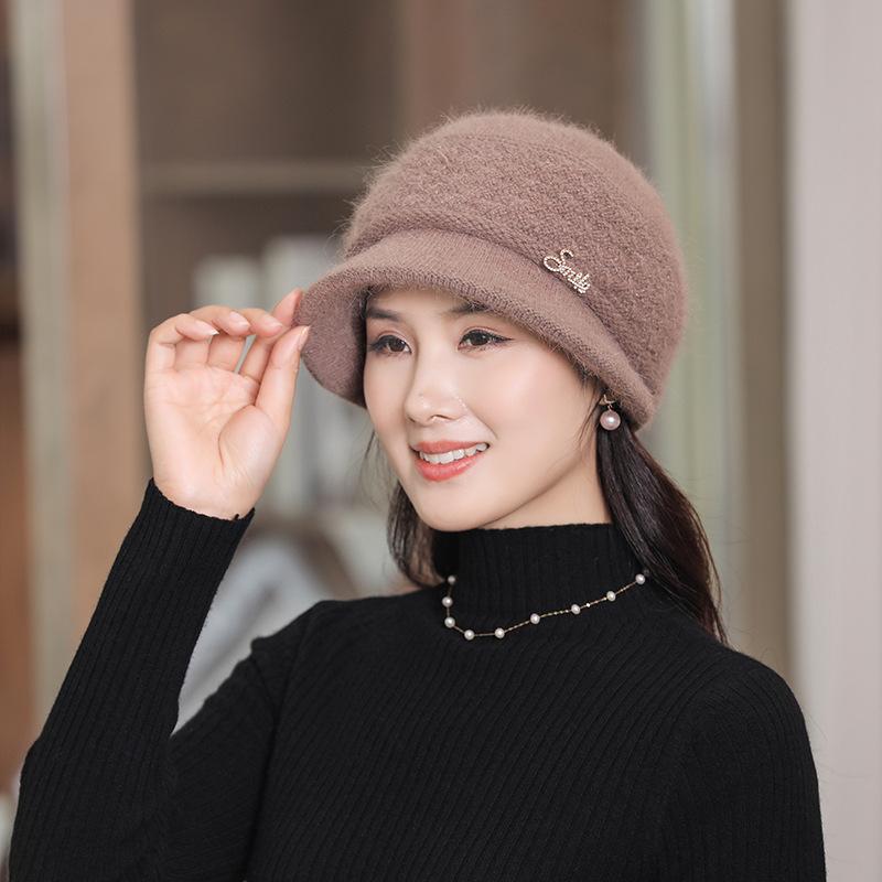 Women's Winter Hats Knit Adult Warm Cycling Sets Scarf Hat Knitted Skiing Windproof Hat Baseball Fashion Winter Warm Scarf