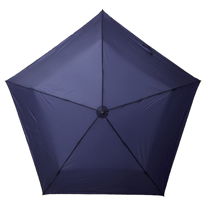 Magical Tech 72g Folding 87cm Easy by Solid and 55cm Navy Blue Ultra-Lightweight Umbrella, Large, Diameter, Open/Close Hand, Color, Men's Women's,