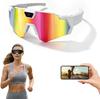 4k HD Baseball Sunglasses with Camera, Smart Camera Glasses, Video Recording Sunglasses for Action Sports with 32GB