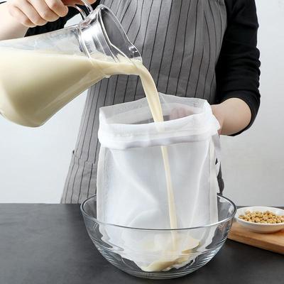 Disposable Nylon Mesh Straining Bag for Kitchen and Soy Milk