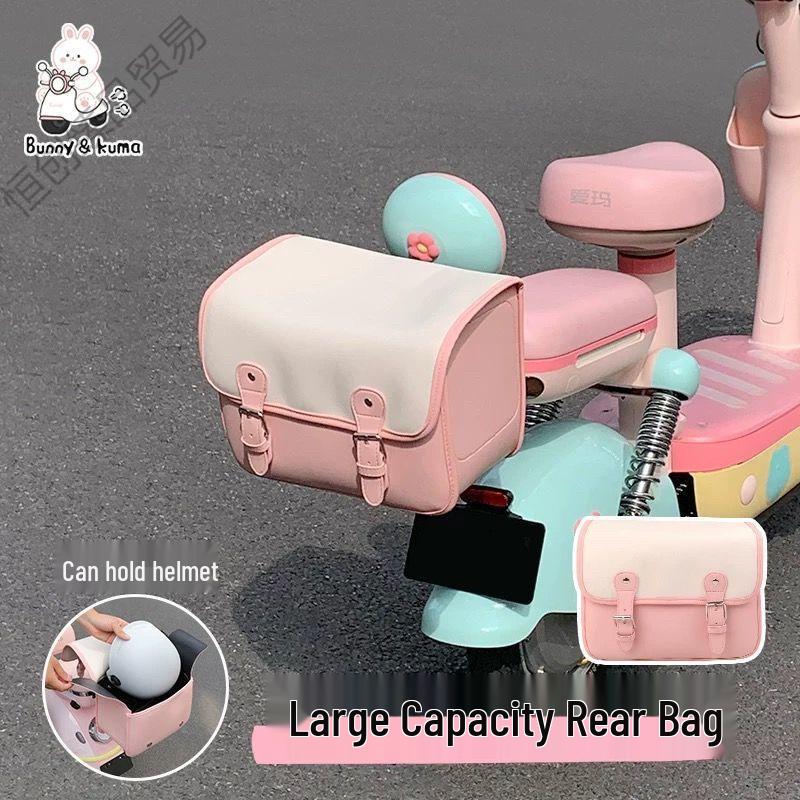 Rear Storage Bag for Electric Scooters & Bikes - Fits Yadea, Aima, Luyuan