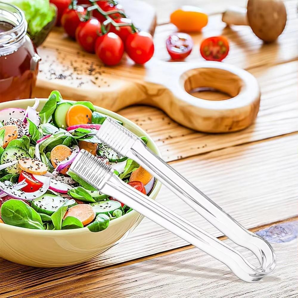 10pcs Non Slip Food Clip Transparent BBQ Clips Barware Serving Tongs  Events