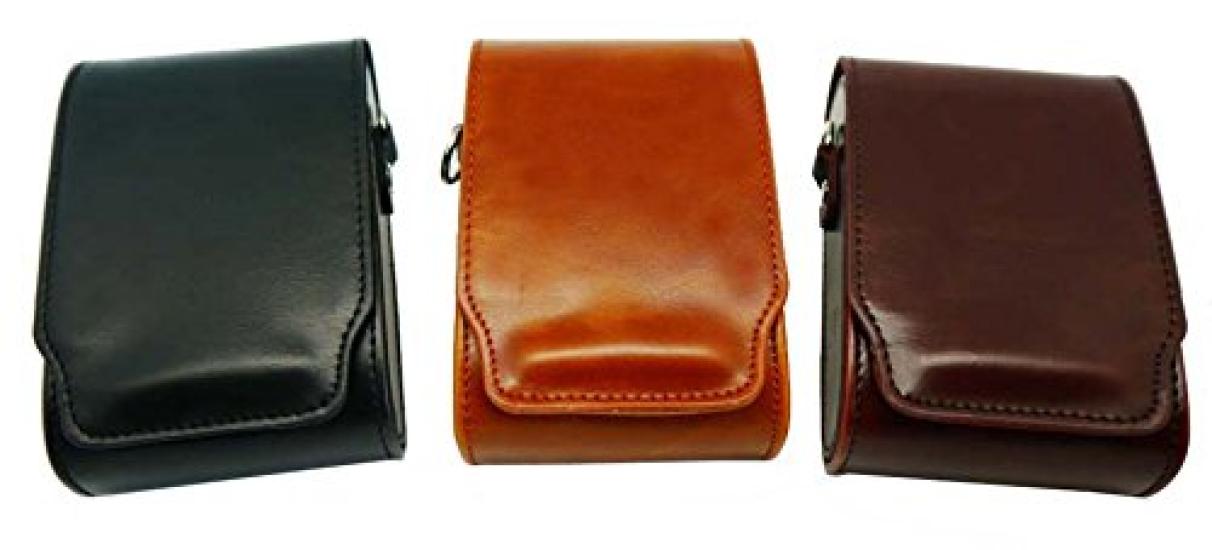 

Чехол для камеры WASHODO Fujifilm FinePix F800EXR, F820EXR, XP200, X-Q2, чехол из синтетической кожи для цифровой камеры, 3 цвета [517-0026J] (черный)