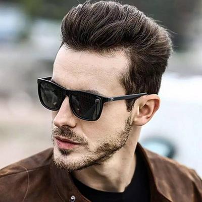 Oblíbené sluneční brýle pro pánské outdoorové ježdění Retro čtvercové nepolarizované sluneční brýle pro řízení