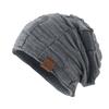 Winter Teenagers Beanie Hat Slouchy Plush Liner Hat Checkered Pattern Hat Adult Winter Shopping Taking Photo Supplies