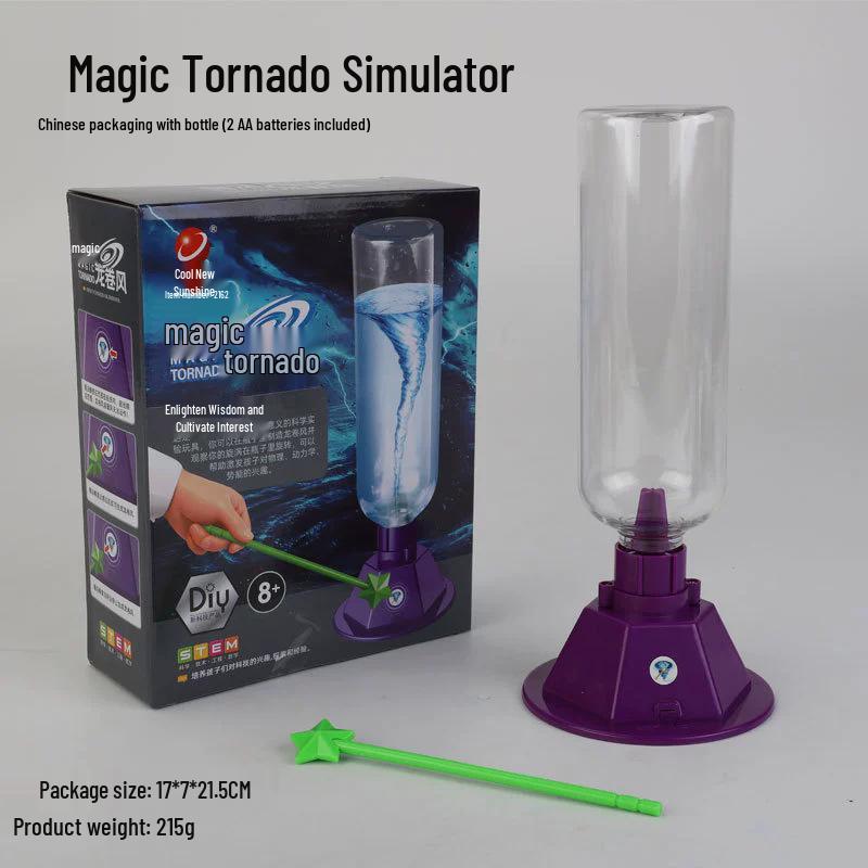 DIY Water Tornado Simulator for Primary School Science Experiments