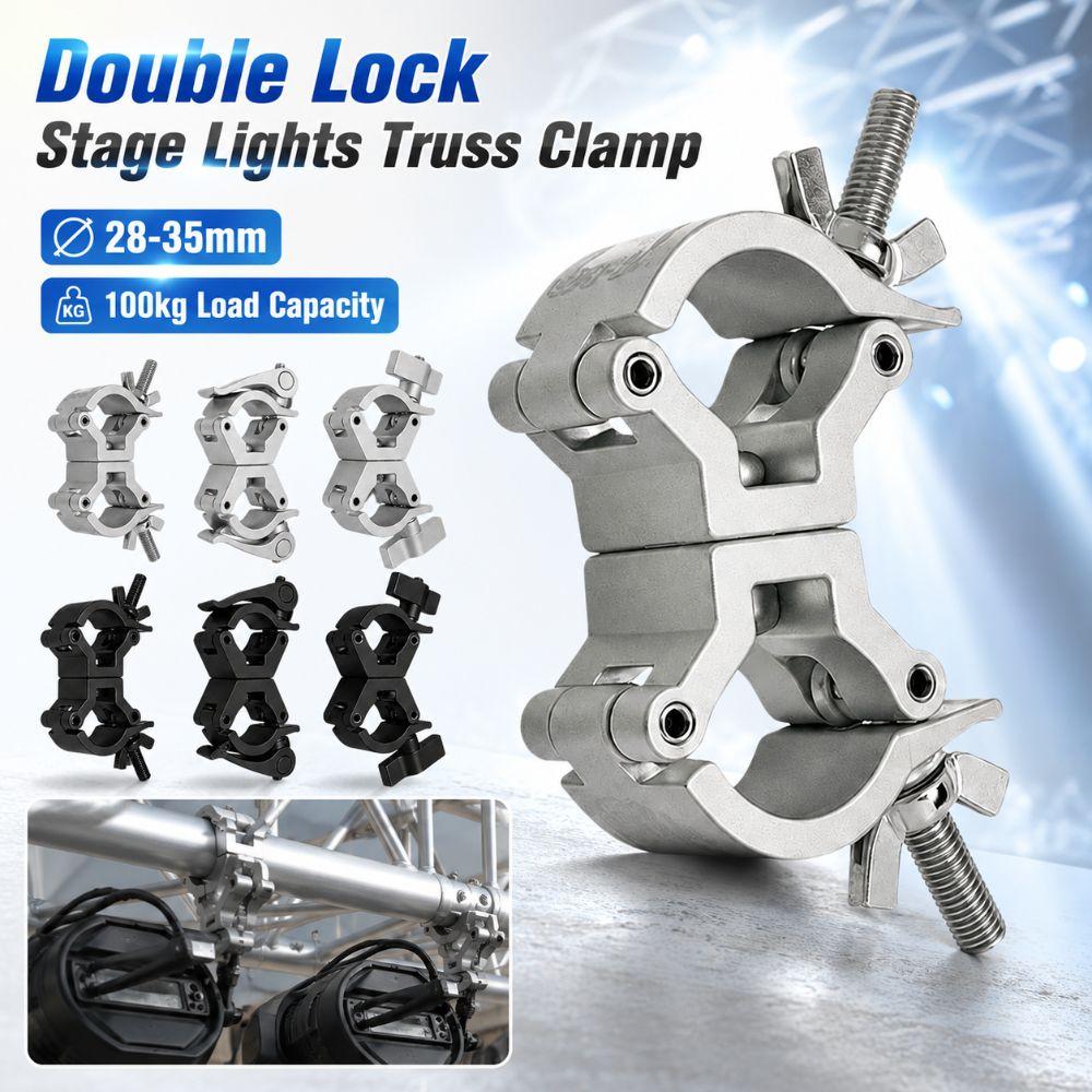 Quick Release DJ Light Clamps Lamp Hanger Hooks  For LED PAR Moving Head Beam Spot Clamps