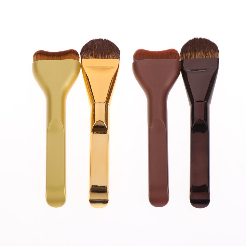 1/2 Stück Foundation Make-up Pinsel Set Ultra Dünner Top Maskenpinsel Für Flüssige Creme Kosmetik Verblenden Beauty Werkzeug Premium Geschenk