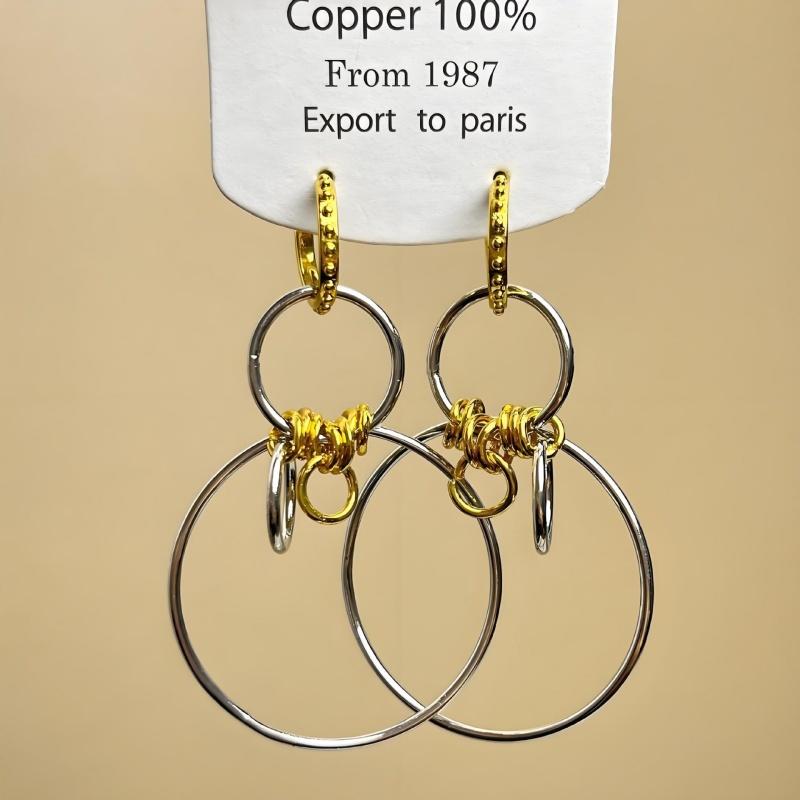 2025 New Big Circle Round Hoop Earrings For Women s Fashion Statement Earrings Party Zircon