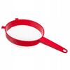 Sitko kuchenne plastikowe czerwone drobne oczka 15cm 1szt