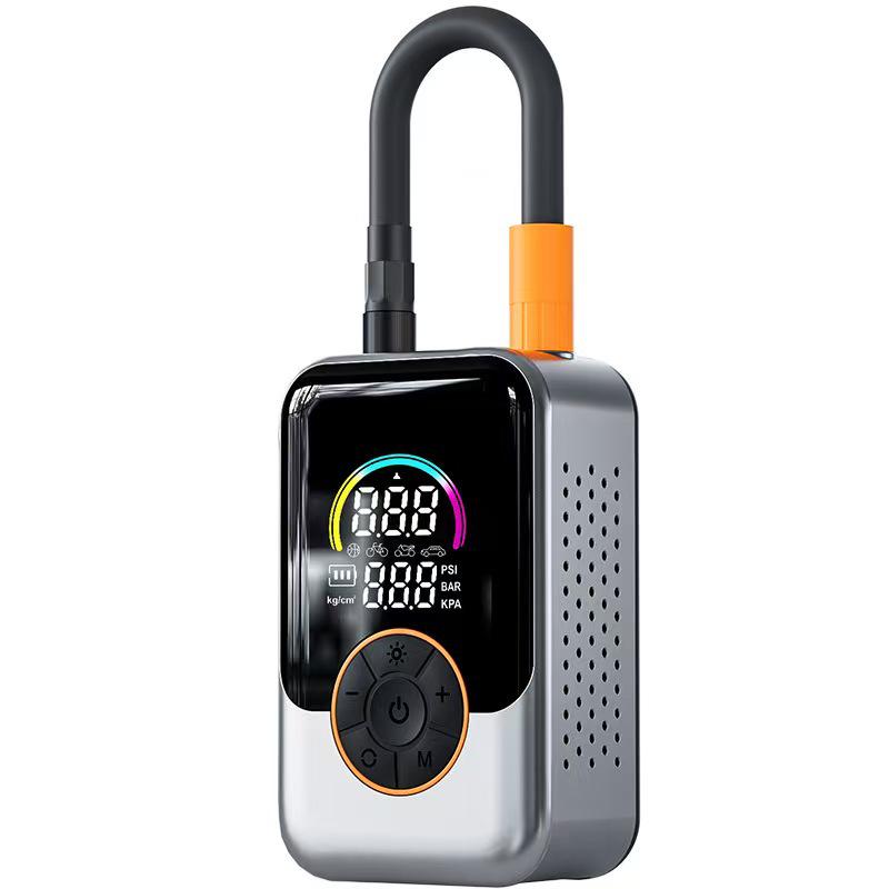 Portable On-Board High-Pressure Wireless Electric Car Tire Pump
