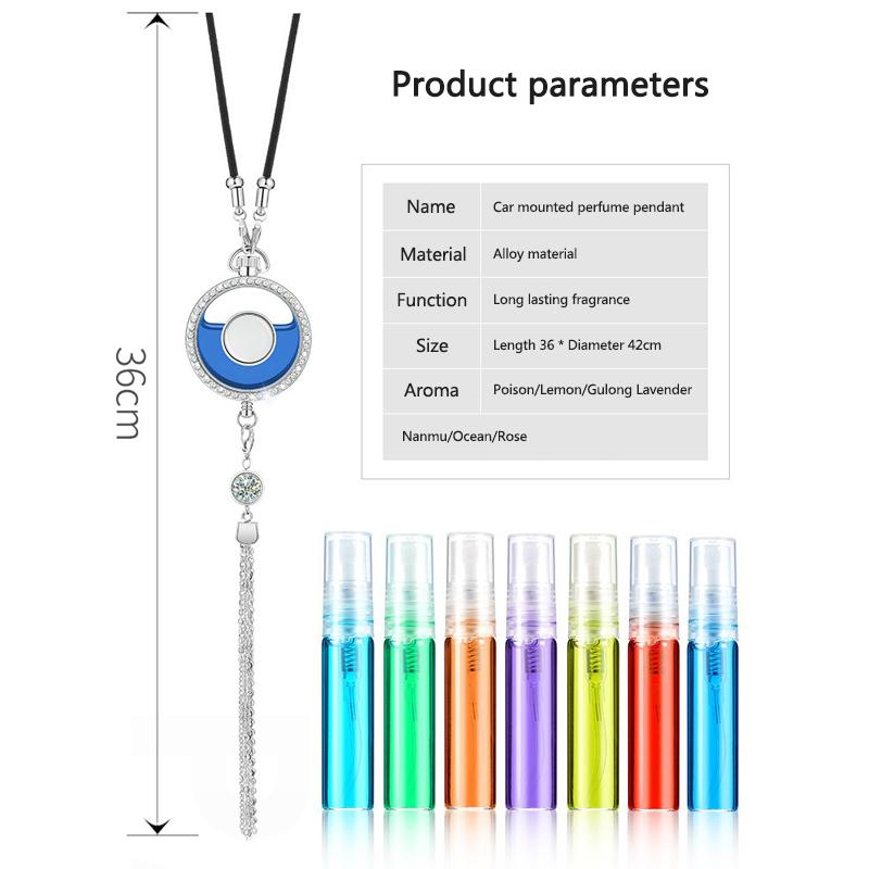 OFK3   Car mounted perfume pendant Freshener Hanging Perfume Pendant Auto Essential Oils For Mercedes Benz AMG W176 W212 W168 W222 W204